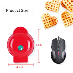 Máquina de Waffles em Formato de Coração BALASHOV: Prepare Deliciosos Cafés da Manhã